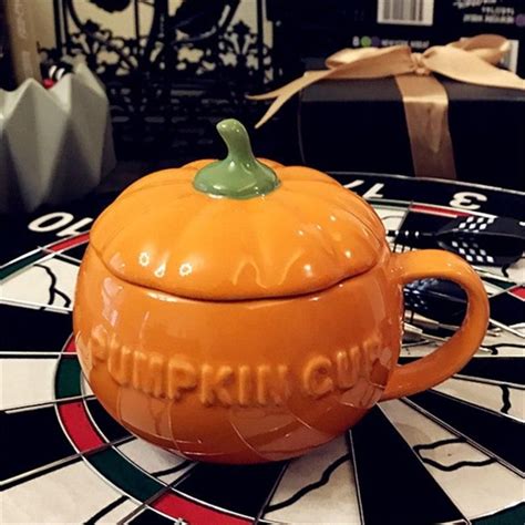 pumpkin mug with lid|pumpkin mugs for coffee.